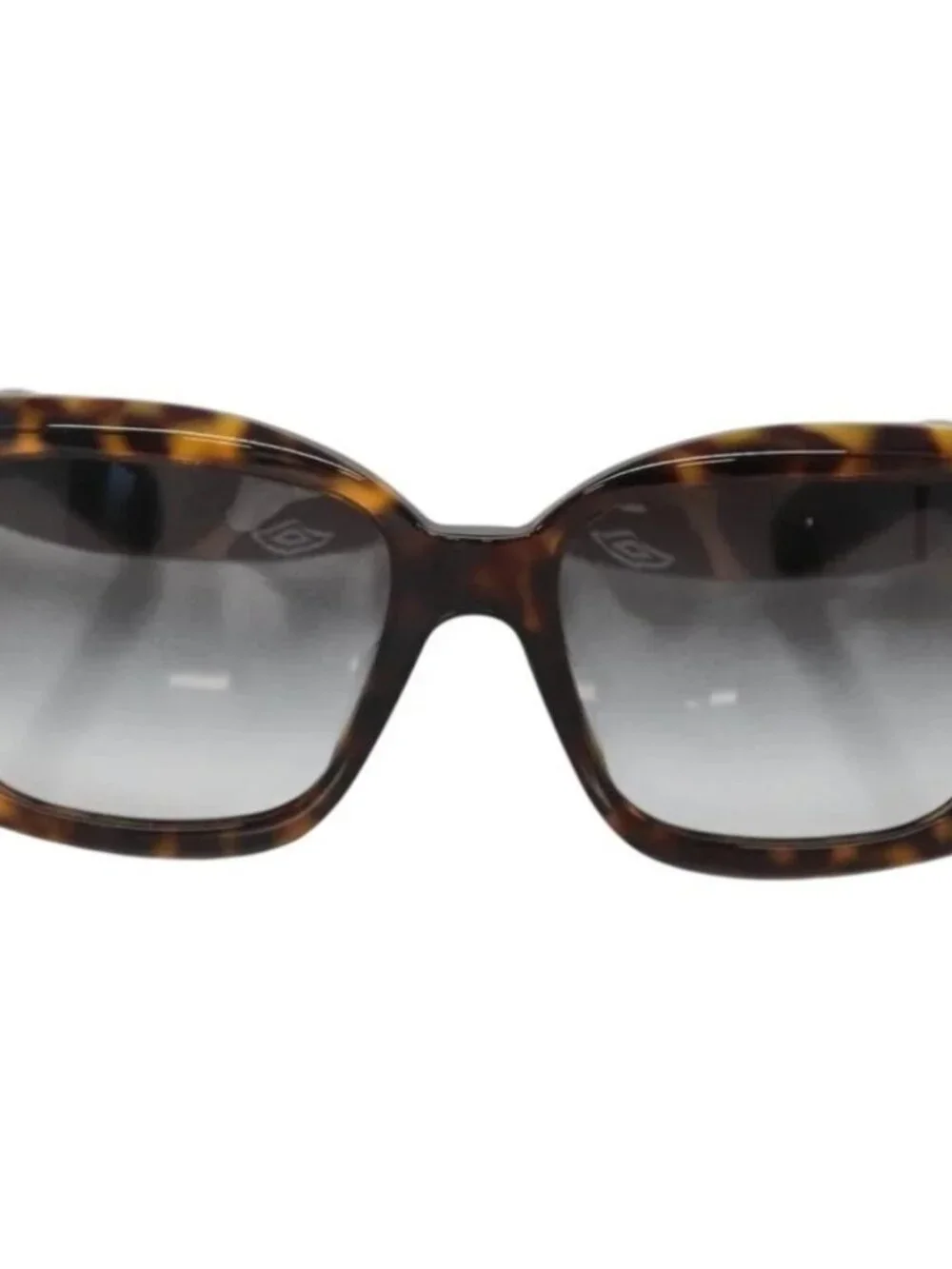 CHANEL Sunglasses Plastic Brown CC Auth sw1211
